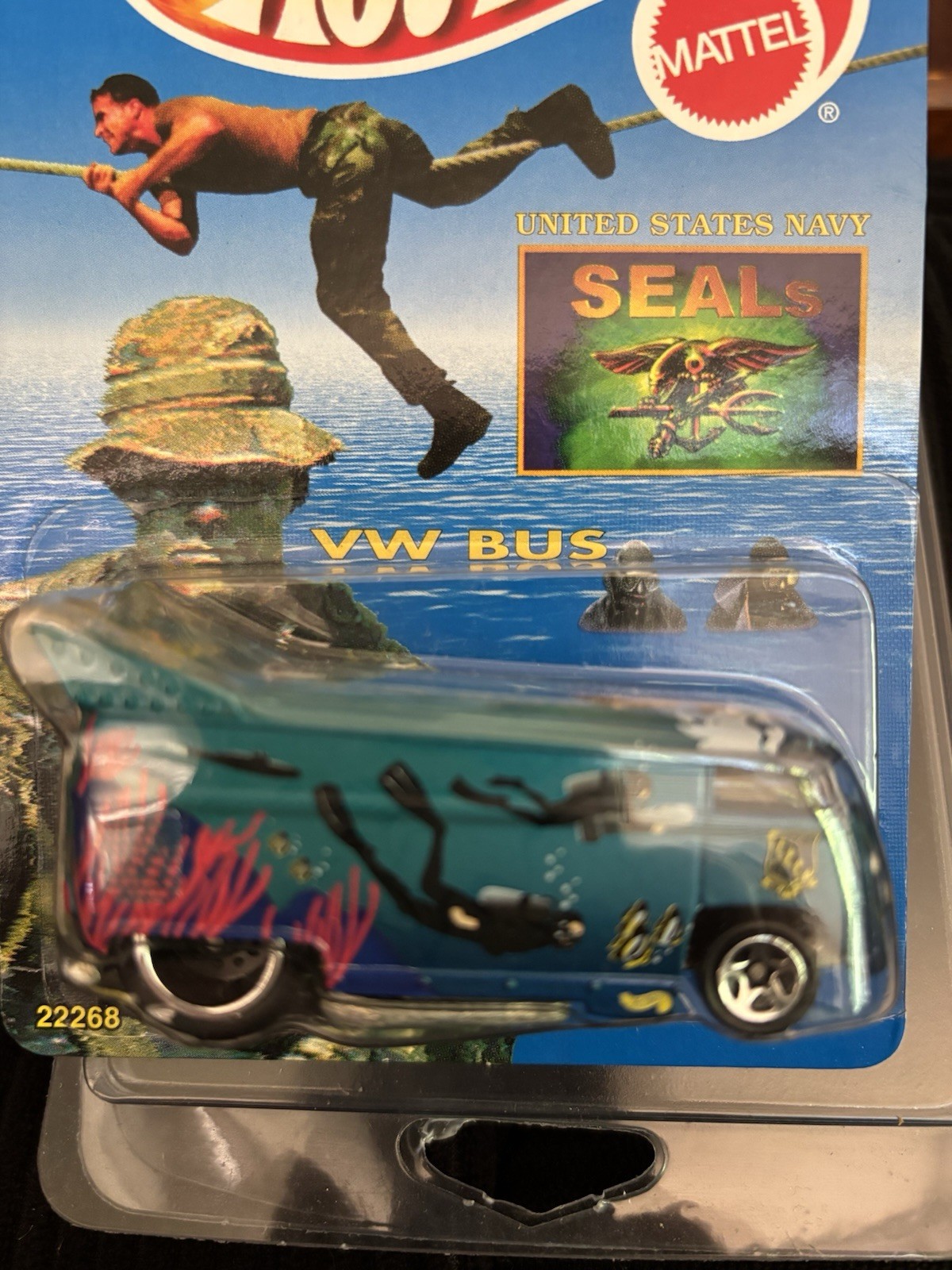 Hot Wheels 1998 United States Navy Seals VW Bus