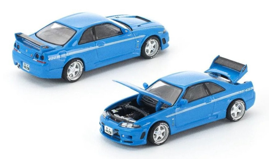 Pop Race Enigma Exclusive Nissan Skyline GTR R33 Nismo 400R Championship Blue
