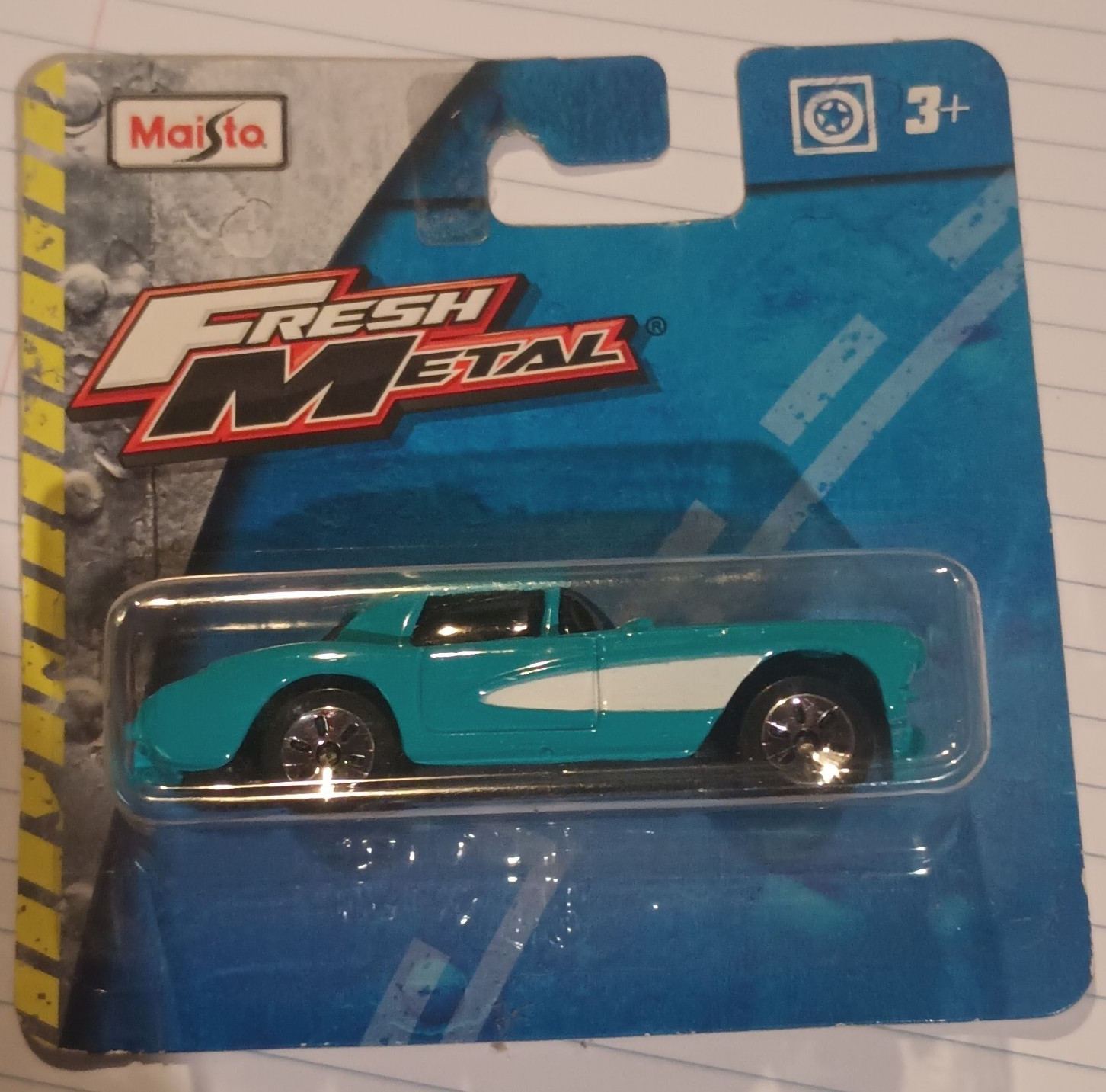Maisto Fresh Metal Diecast Car Blue/White Unopened Box Ages 3+ 3-7