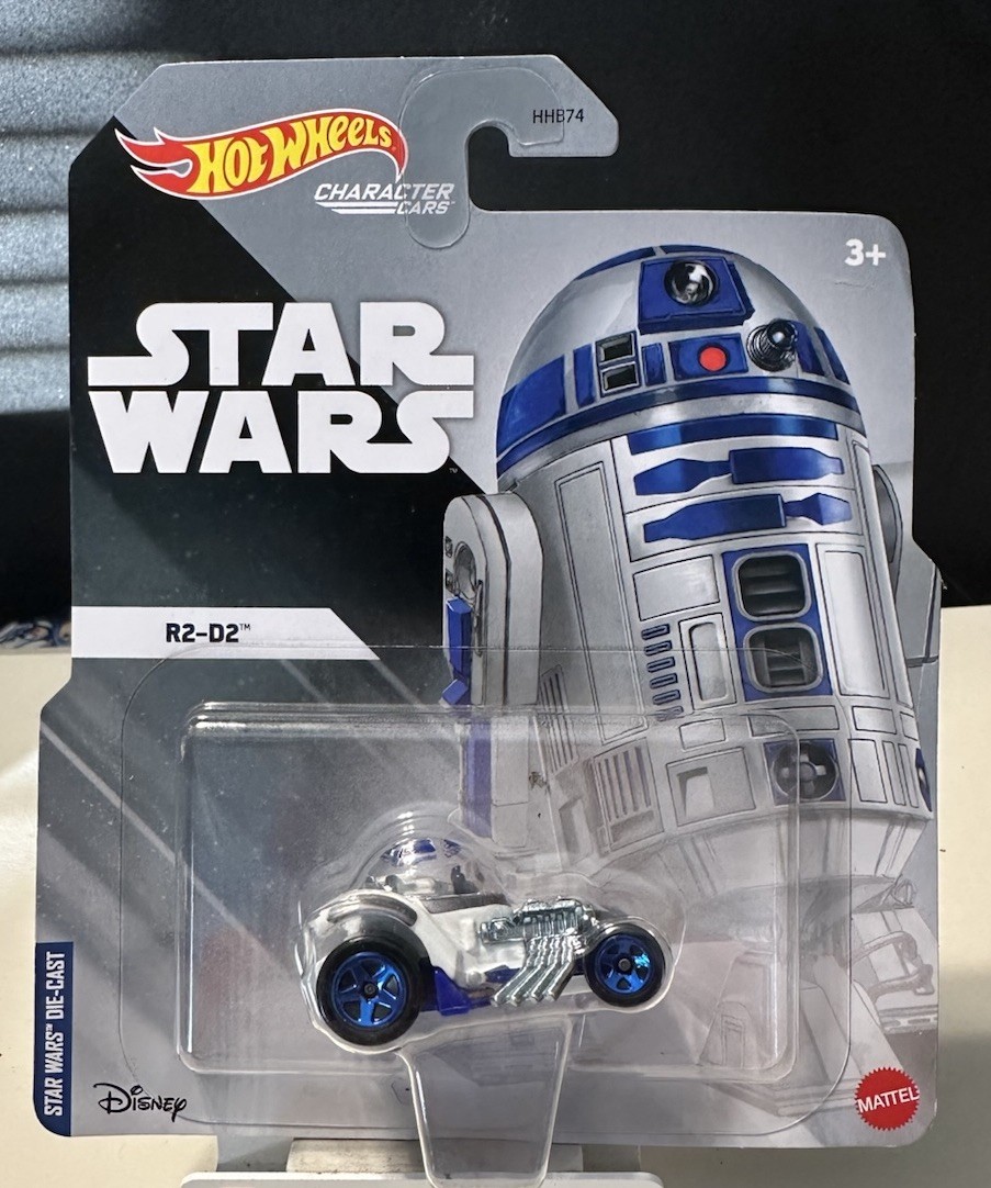 Star Wars R2-D2 Hot Wheels Character Car Disney Die-Cast Mattel Brand New 2020