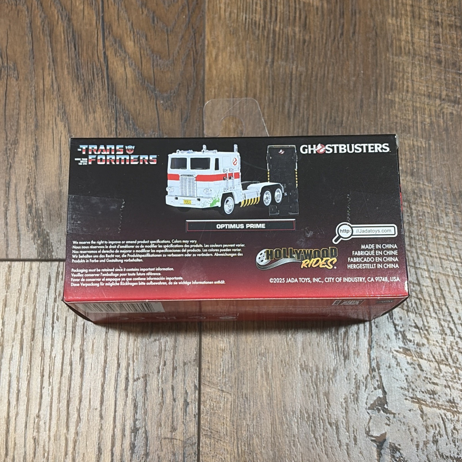 Jada Hollywood Rides Ghostbusters x Transformers Optimus Prime New NIB