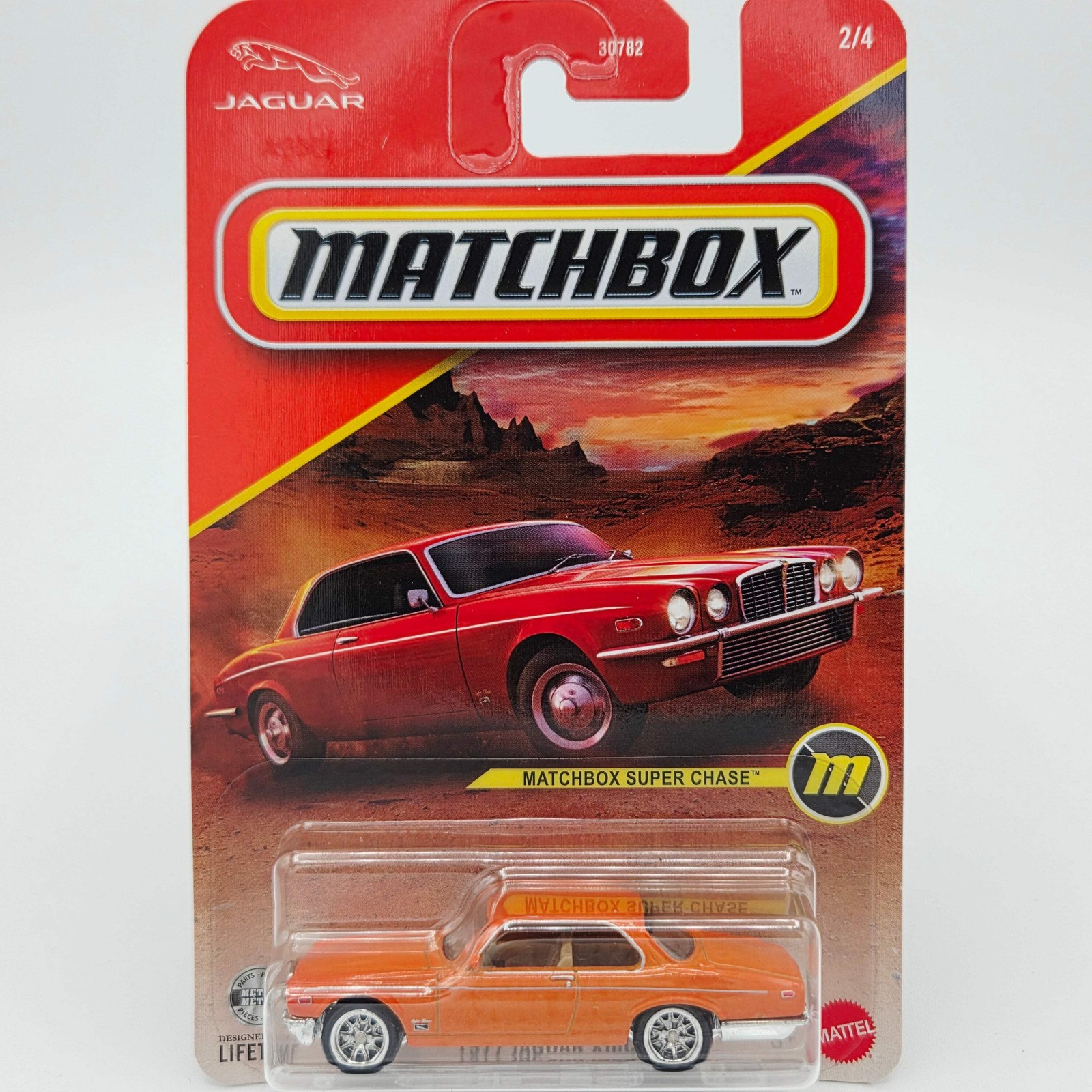 Matchbox – SUPER CHASE – ’77 Jaguar XJ6C (2026 Mix 4 D Basic)