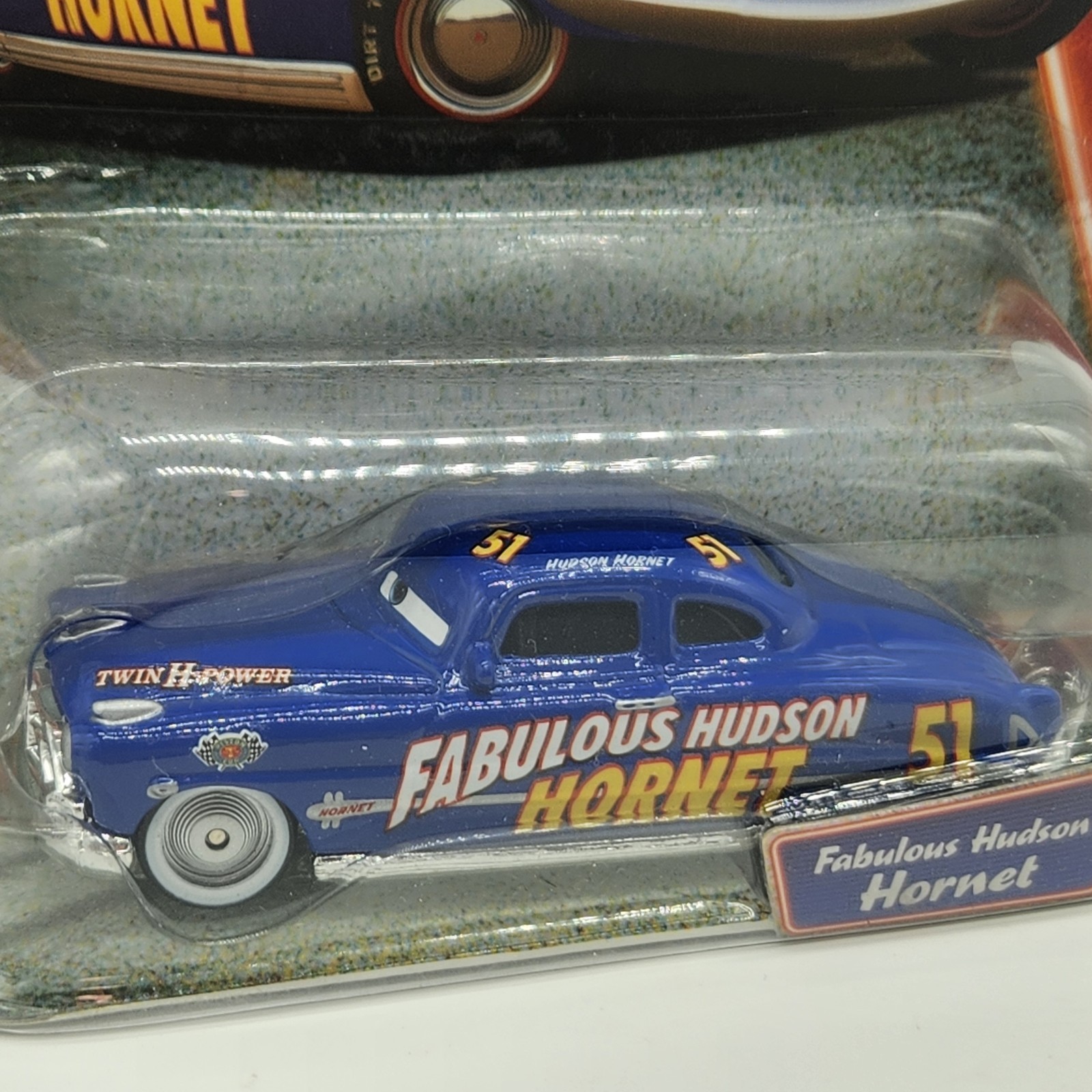 Fabulous Hudson Hornet Supercharged 2008 Disney Pixar Cars Diecast 1:55 Mattel