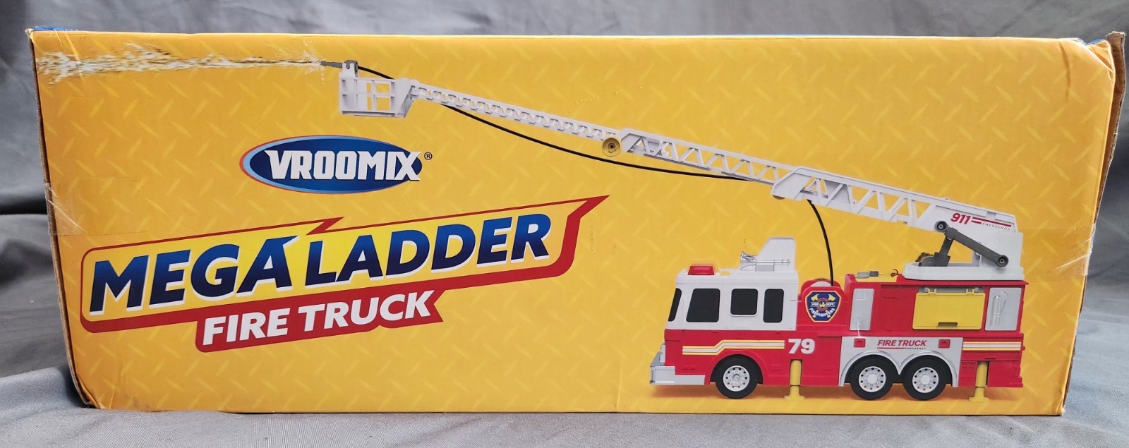 NEW 33 Inch MEGA LADDER FIRE TRUCK VEHICLE Toy Kids 3+ Years JOYIN in Box