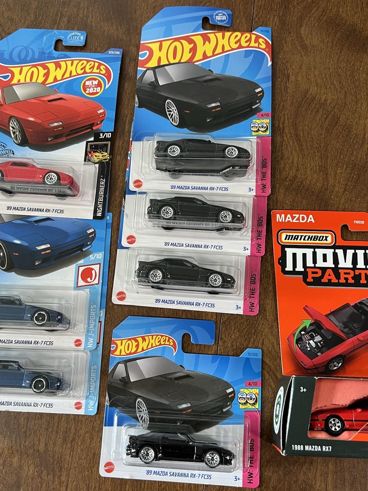 Hot Wheels Mazda Rx7 FC Lot