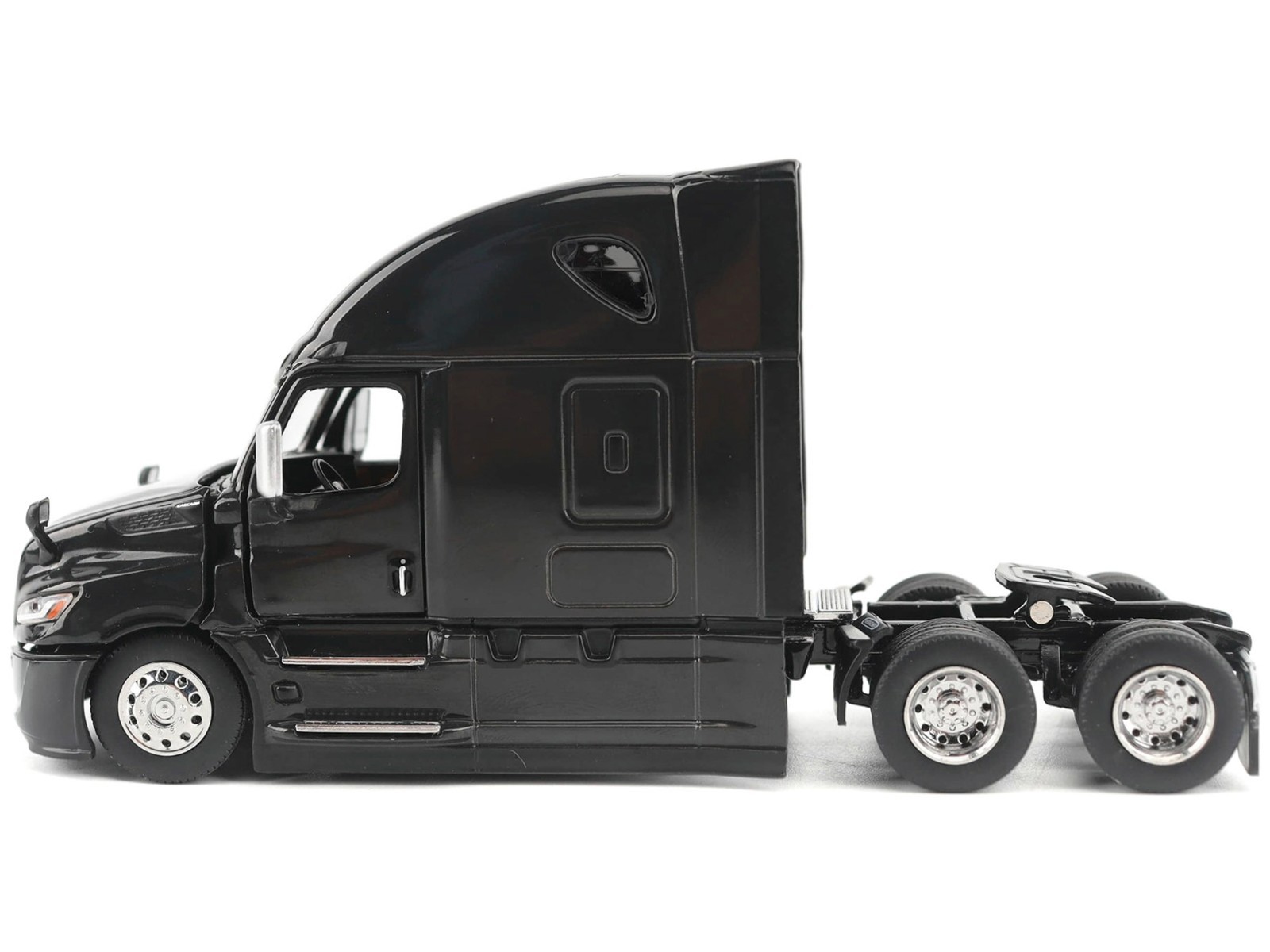2025 FREIGHTLINER CASCADIA GEN-5 TRUCK BLACK 1/64 MODEL BY DIECAST MASTERS 71166