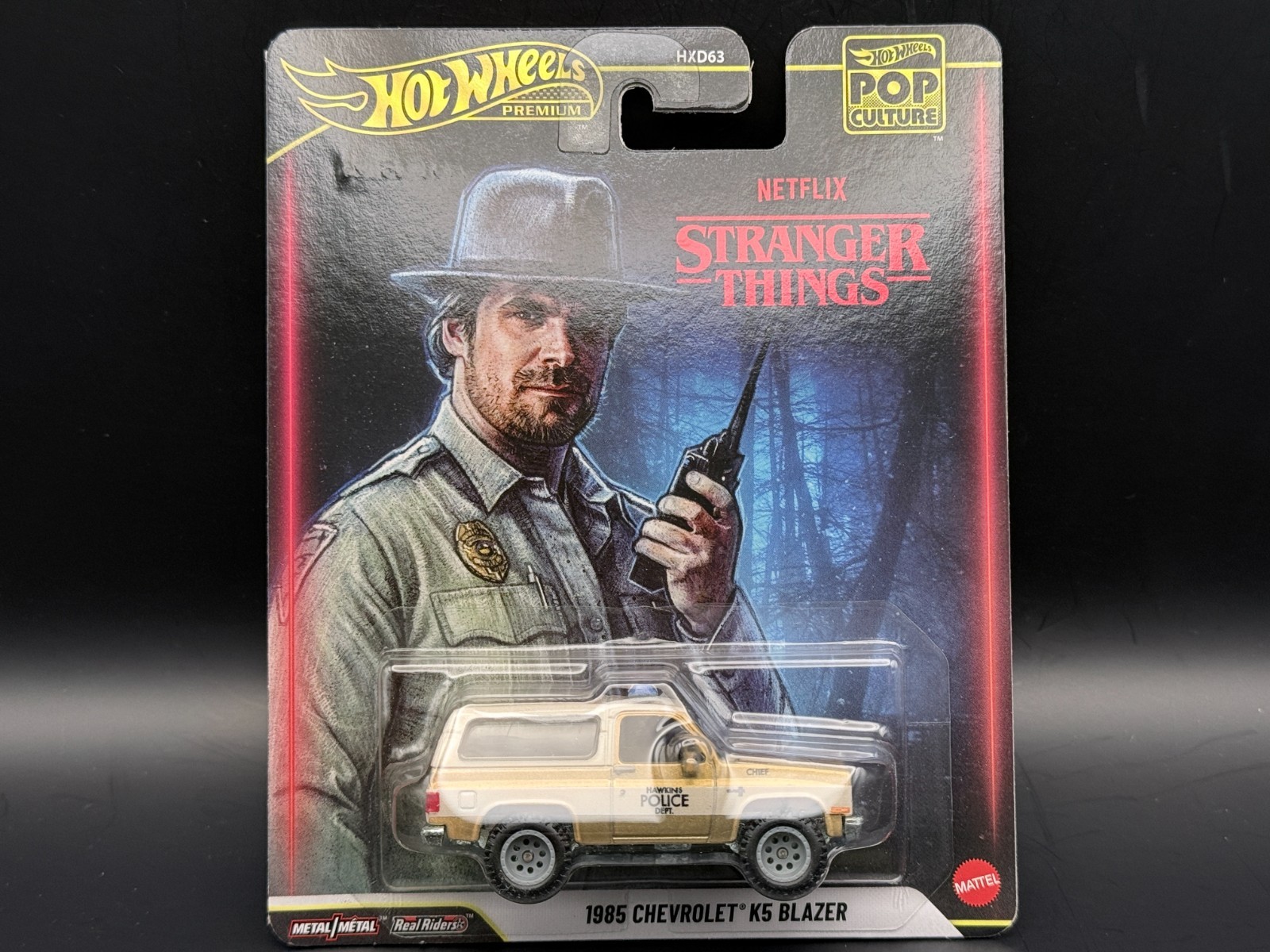 Hot Wheels 1985 Chevrolet K5 Blazer Stranger Things HXD63-956S 1/64