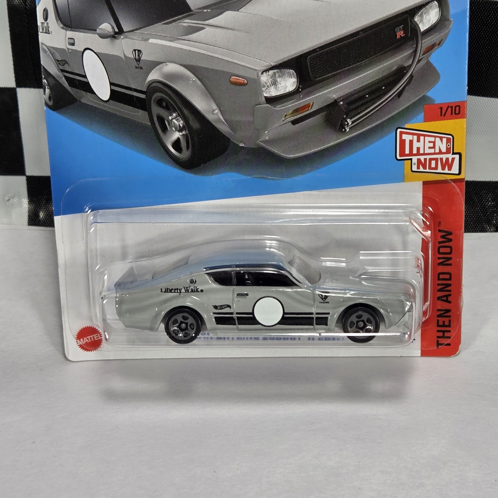 Hot Wheels 2024 Then and Now 1/10 Nissan Skyline 2000GT-R LBWK Gray Liberty Walk