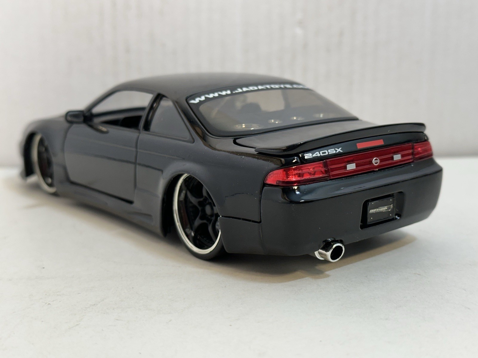 JADA OPTION D 1998 NISSAN 240SX (S-14) BLACK 1:24 DIECAST MODEL CAR NEW NO BOX