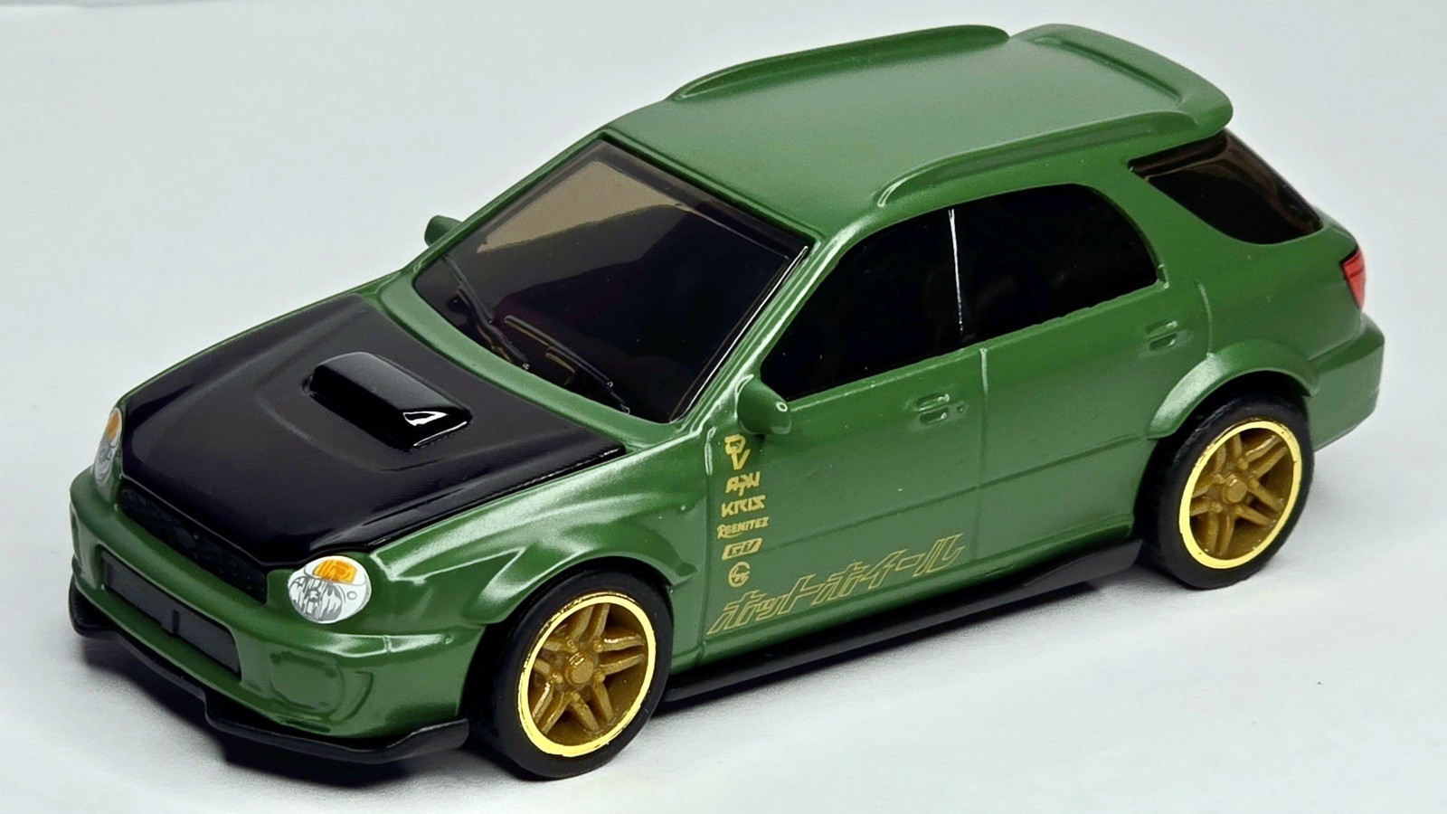 🔥HOT WHEELS ‘03 SUBARU Impreza WRX Wagon Green Pull-Back Speeders 2026 Sealed