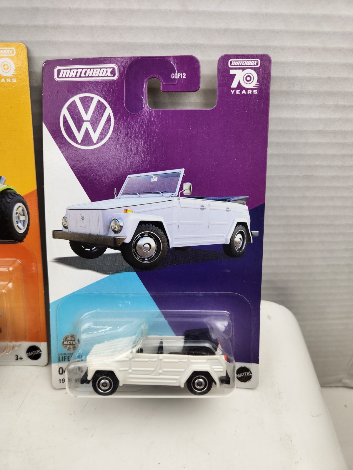 Matchbox 70 Years Lot Of 3 1974 VOLKSWAGEN TYPE 181, 1974 Beetle & 4×4 Beetle