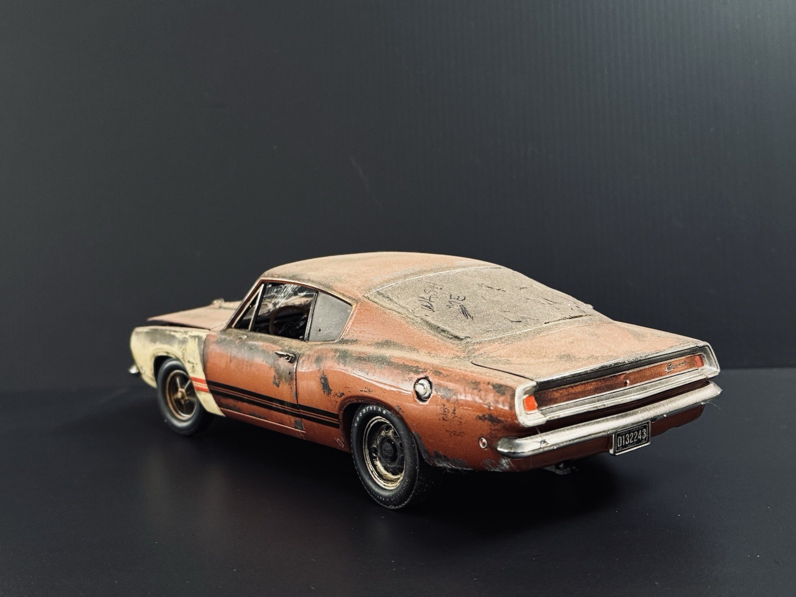 1968 Plymouth Barracuda Abandoned 1/18 Highway 61 Kodeblake Barn Find 1 Of 2