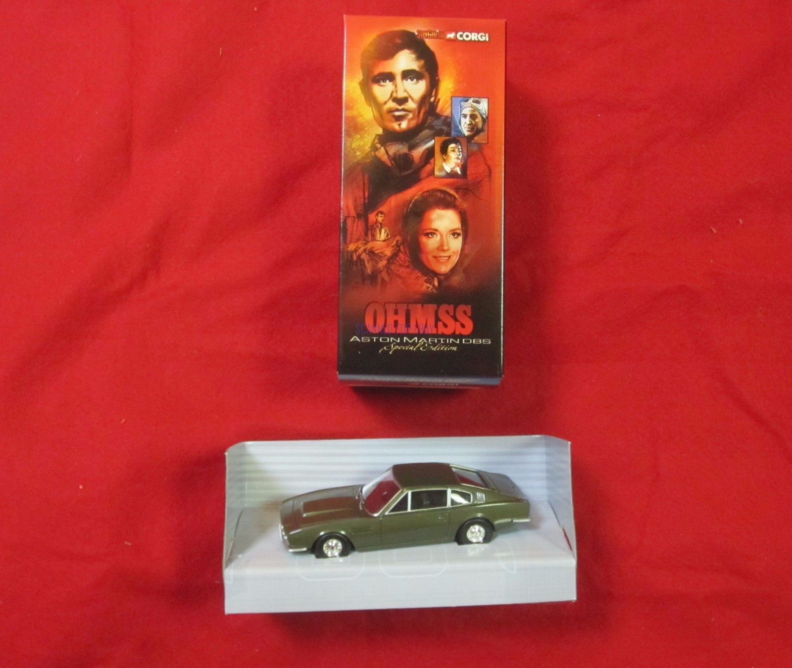 JAMES BOND CORGI OHMSS ASTON MARTIN DBS SPEC LTD ED SPY GUISE EDITION