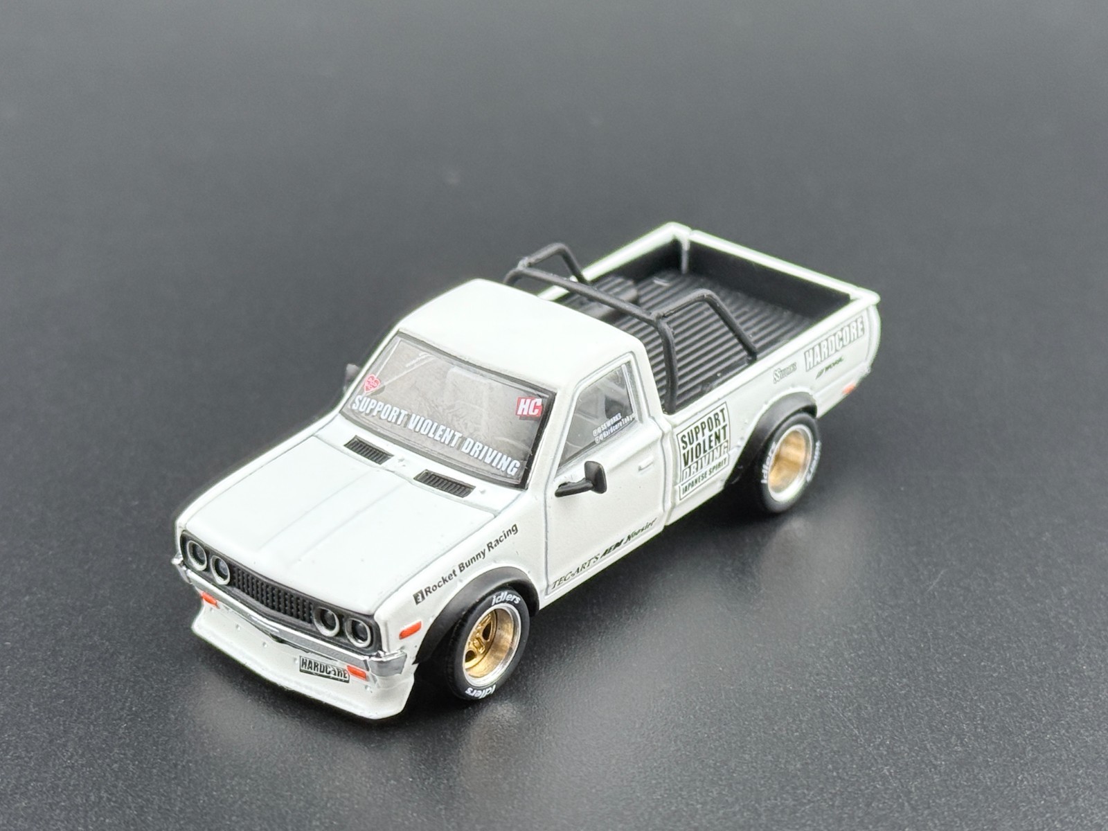 Pop Race Pandem Datsun 620 White 640350 1/64