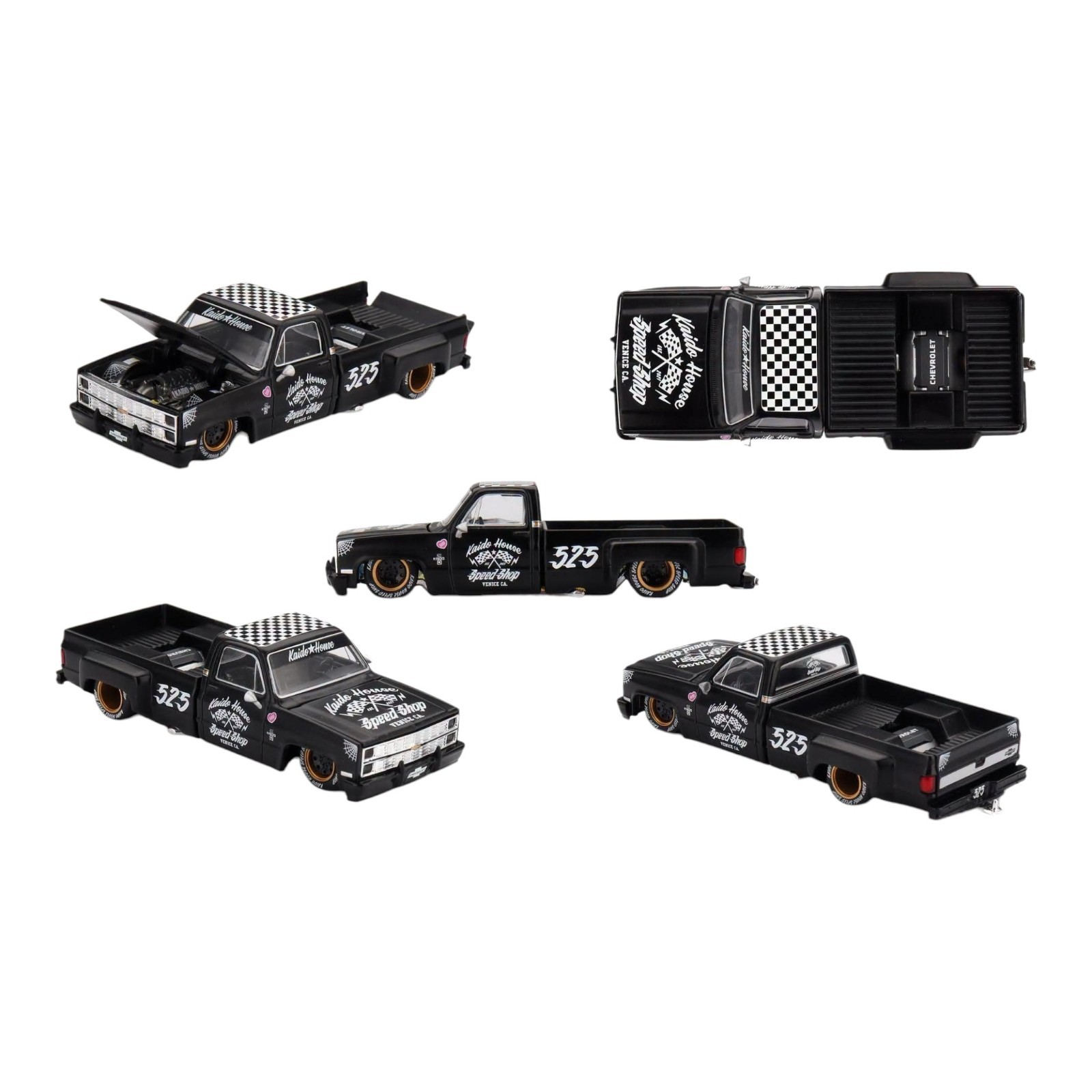 Kaido House Mini GT 236 Chevrolet Silverado Dually Hot Rod V1 1:64