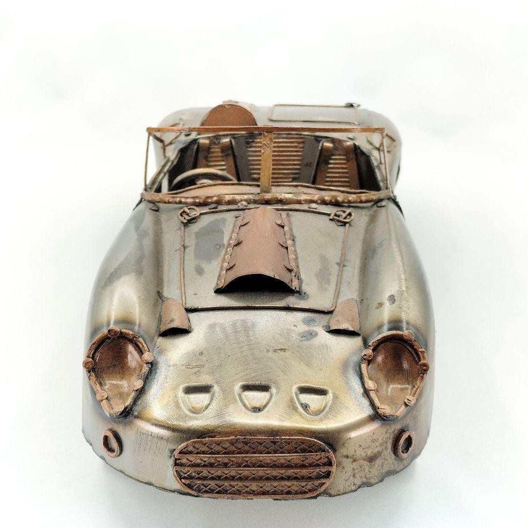 Steampunk tin mini car vintage object