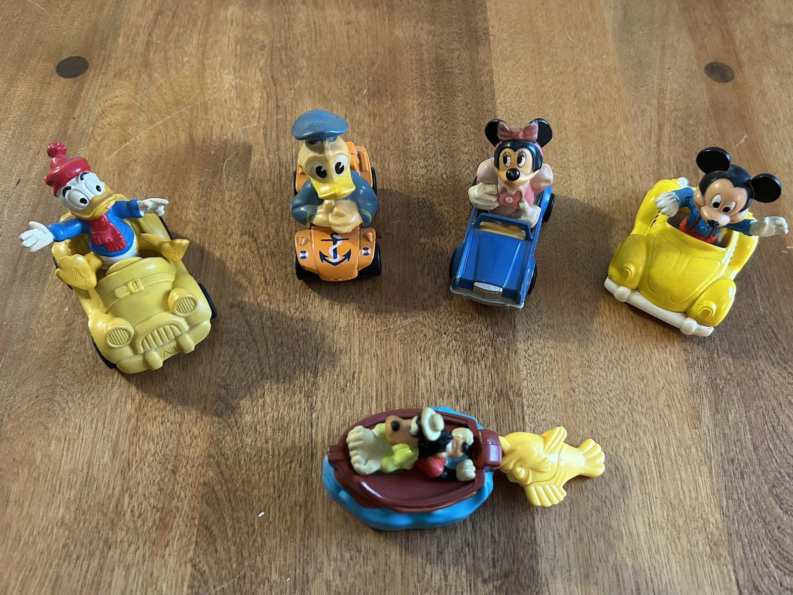 Vintage Lot of 5 Disney Cars- 1979 Matchbox, Burger King, etc. Driving Figures