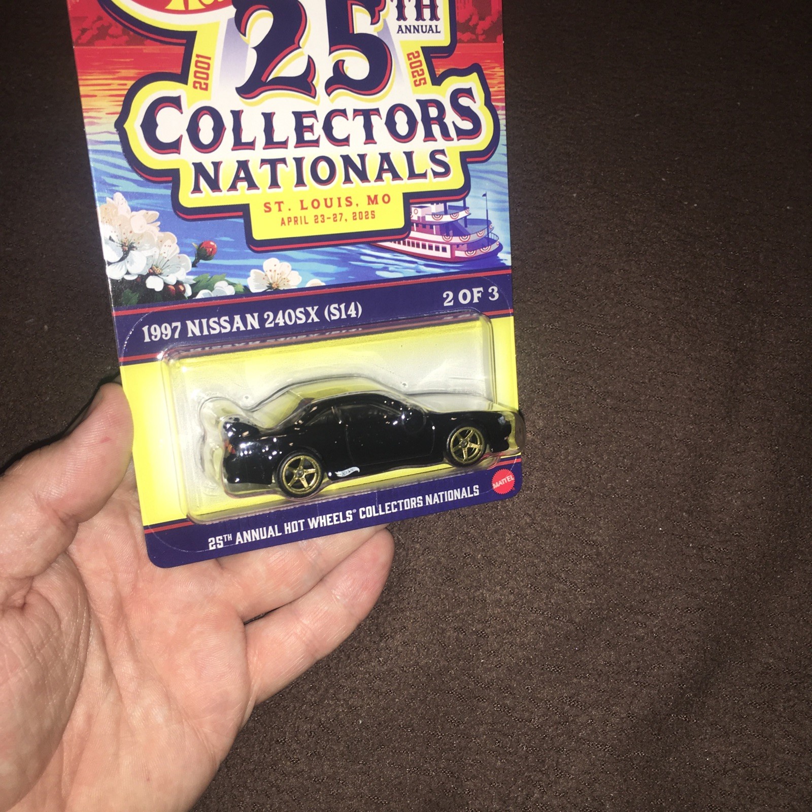 Hot Wheels 25th Collectors Nationals St. Louis Nissan 240SX S14 05274/06200
