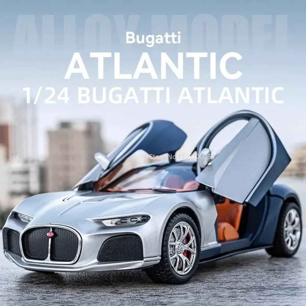 1/24 Toys Car Model Bugatti Atlantic Luxury Sport Car Alloy Diecast Toy Vehicle