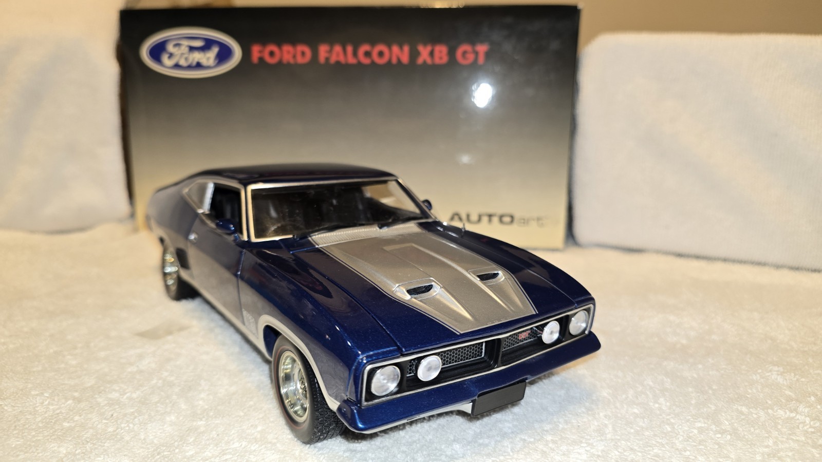 1/18 Biante/Autoart Ford Falcon XB GT, Apollo Blue, Beautiful,See Description
