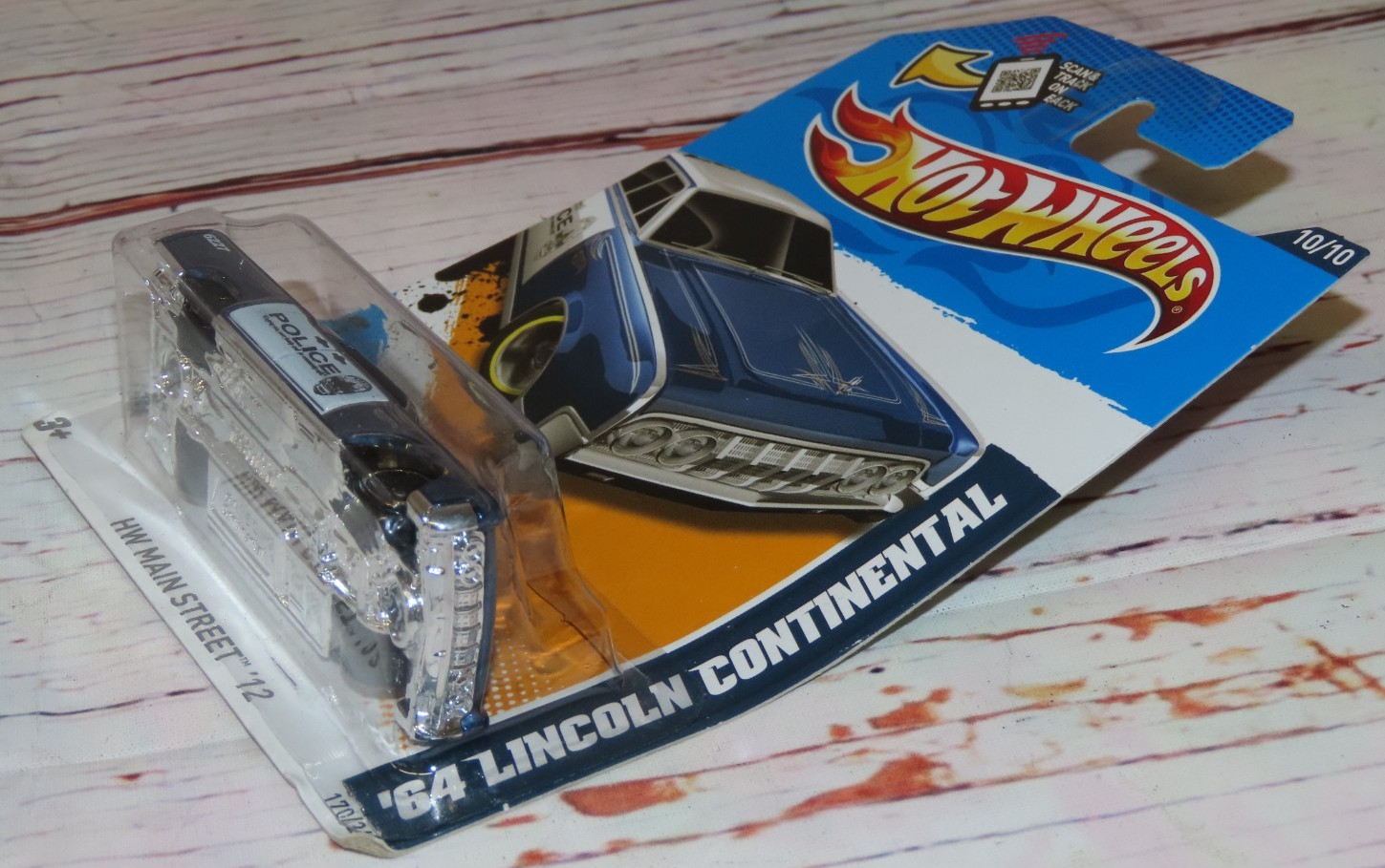 Hot Wheels HW Main Street ’64 Lincoln Continental Police