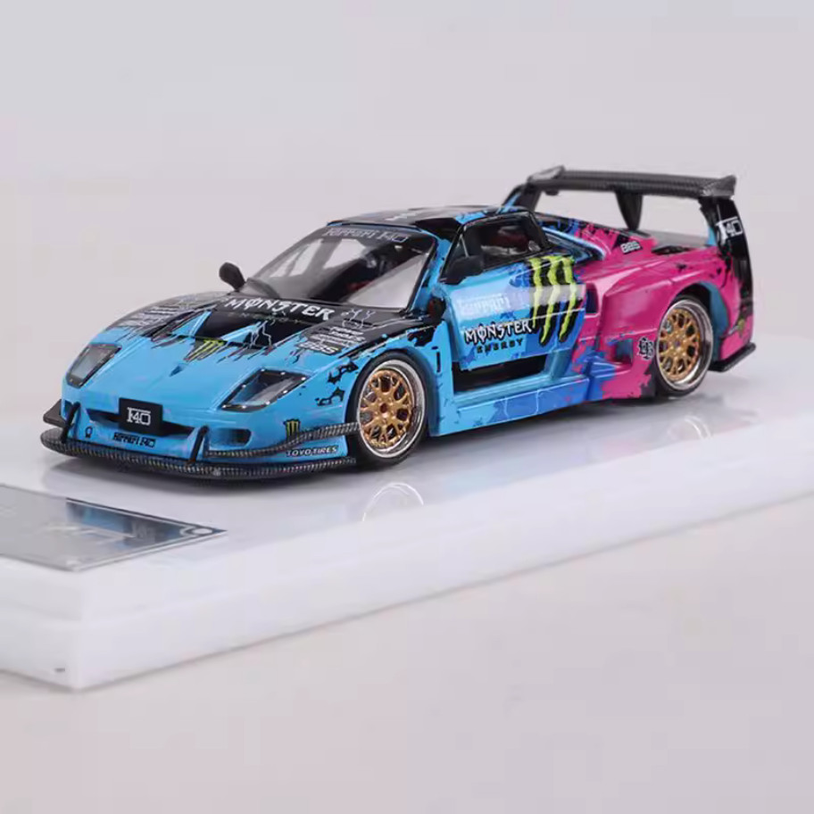 Car demon 1:64 Ferrari F40 LBWK talons painted alloy car model collection
