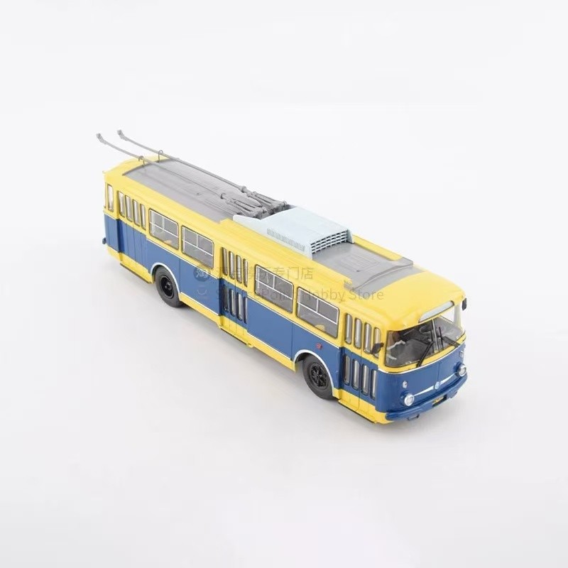 1:43 Modimio Bohemian Skoda 9TR Czech Trolley Bus Metal Model Display 103566