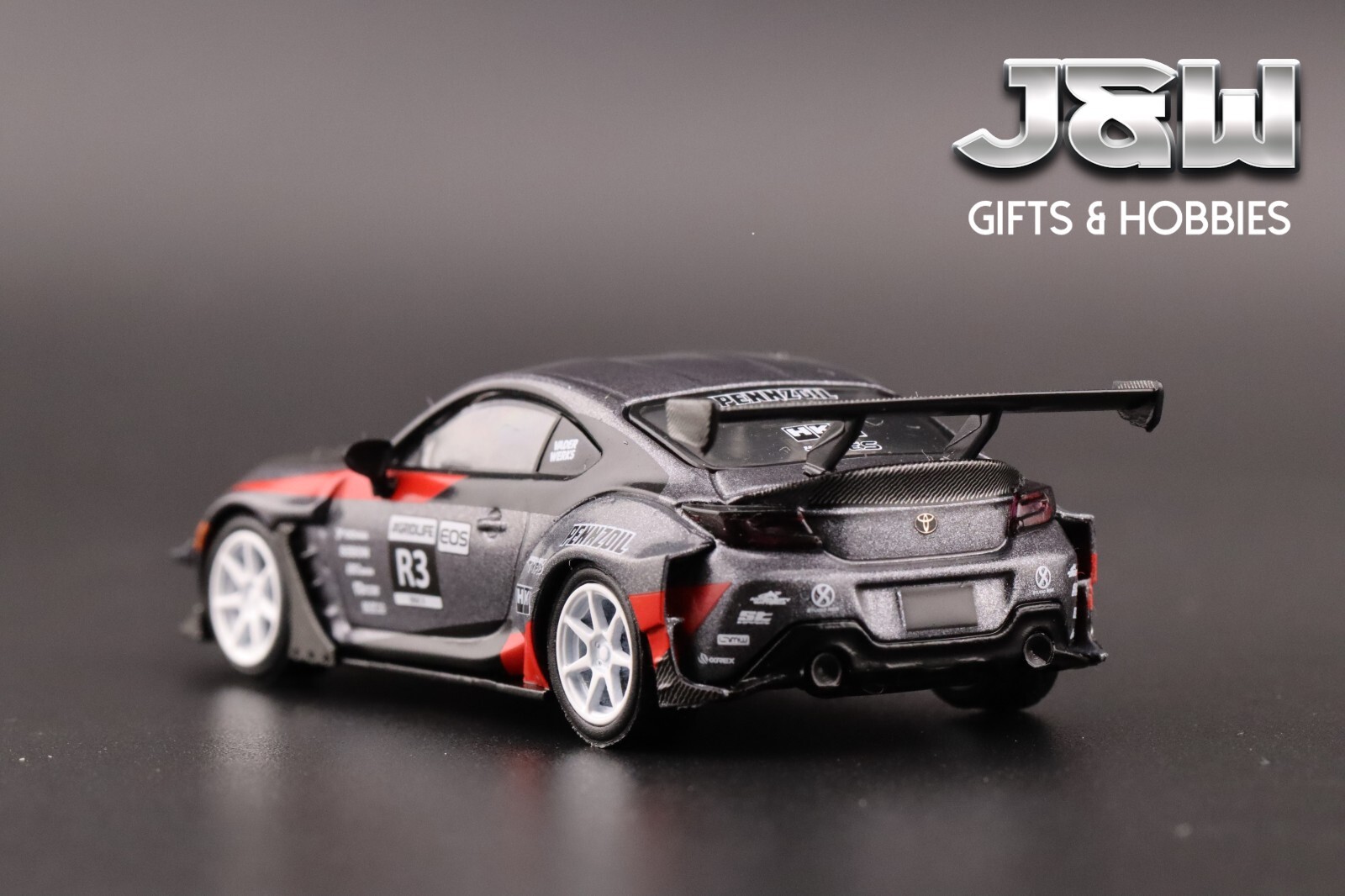 Mini GT Toyota GR86 Larry Chen’s HKS Turbocharged GR86 Grey #820 1/64
