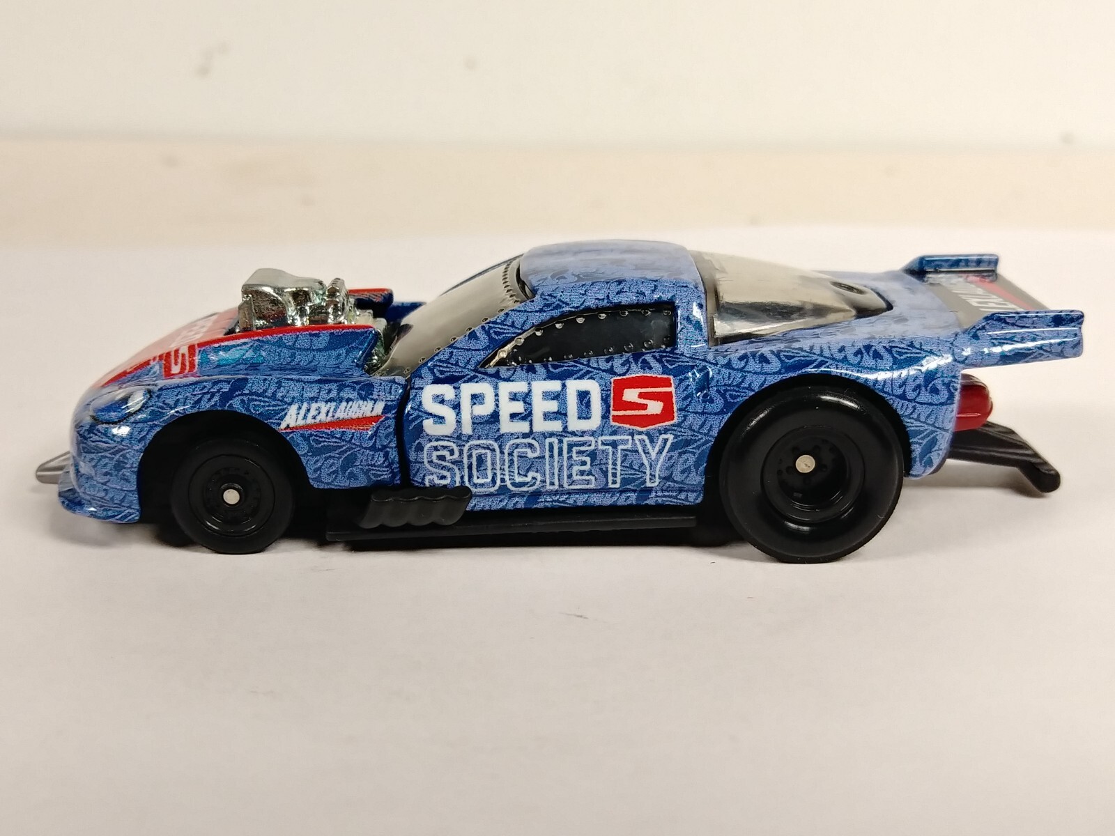 ’12 Corvette Z06 Drag Racer Hot Wheels 2022 Boulevard Blue RRDragD 1:64 Loose