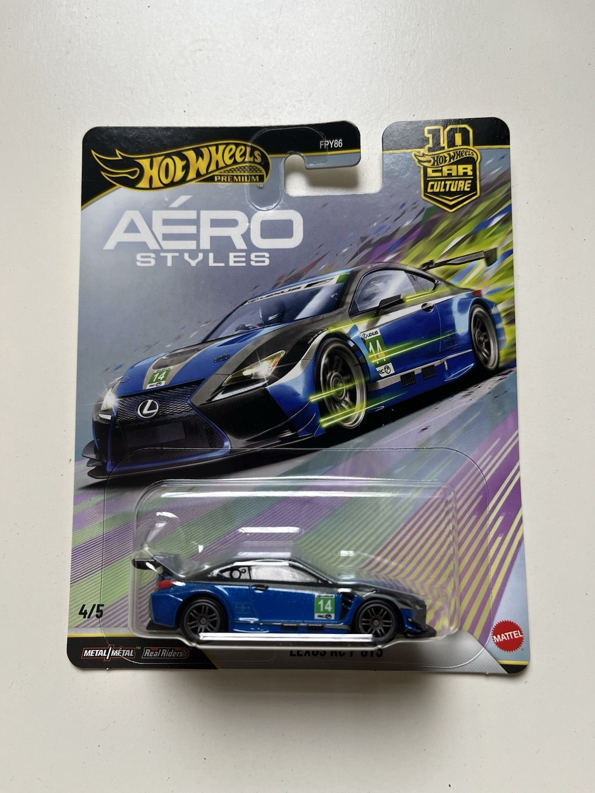 Hot Wheels Premium Car Culture 2026 Aero Styles Lexus RC F GT3 # 4/5