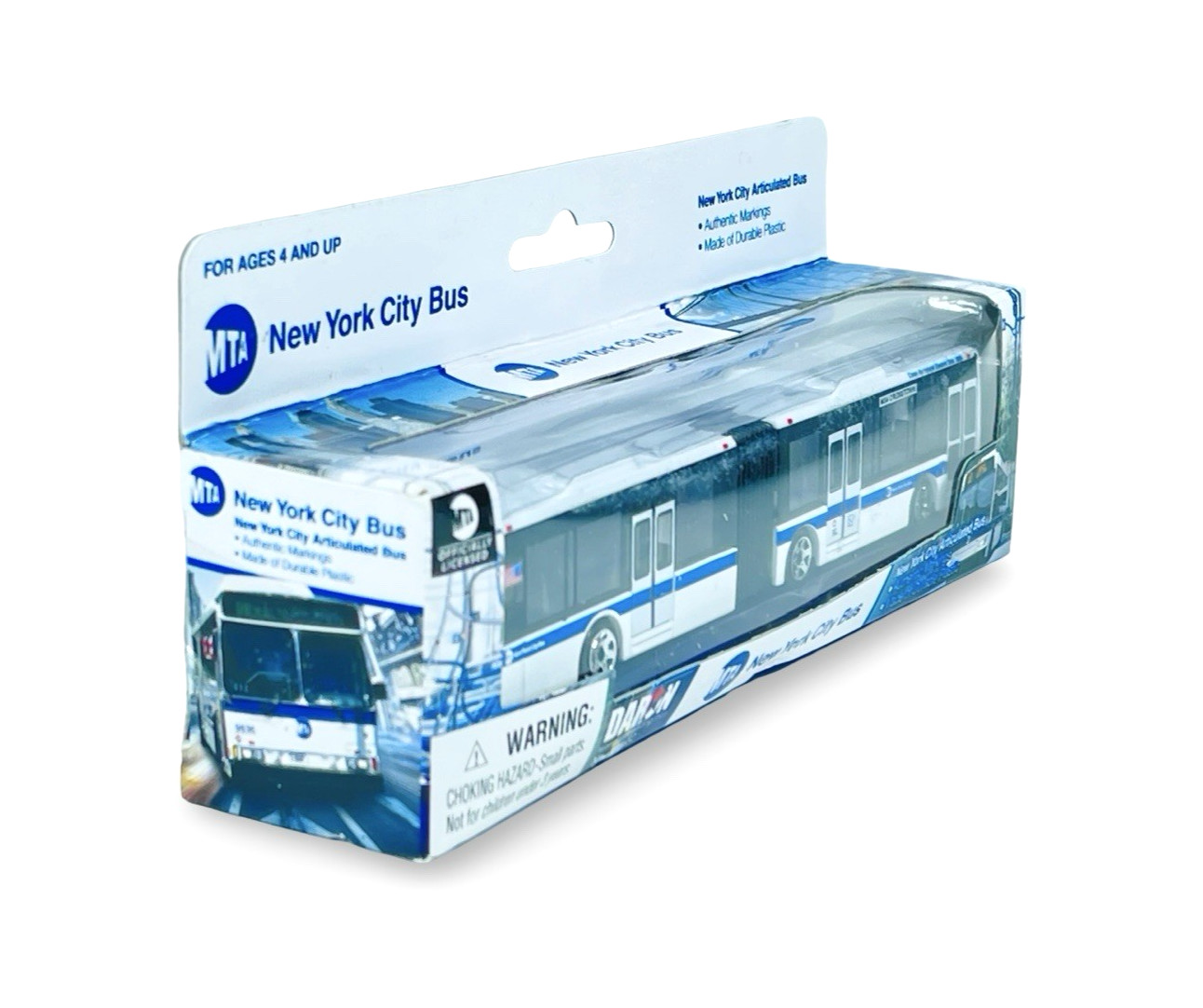 #RT8452 Daron New York City Articulated Bus ~ Sealed 2012 6″ In Length