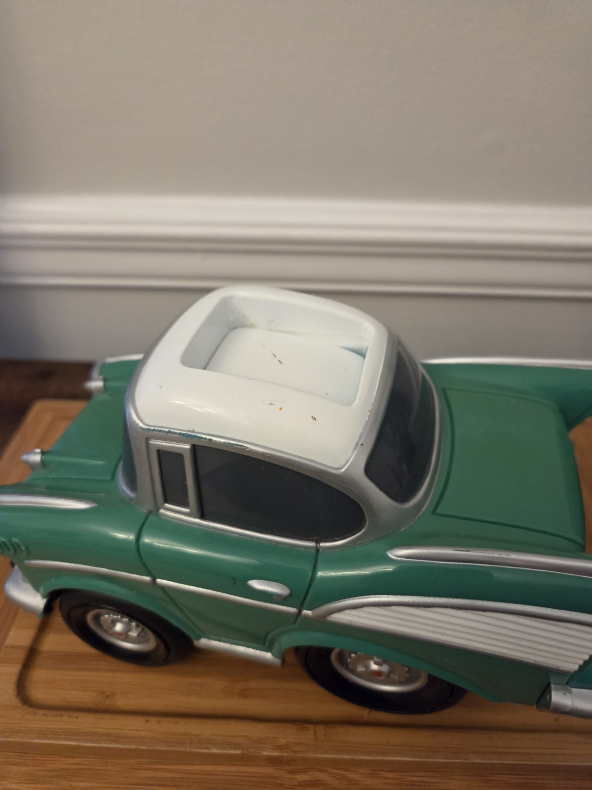 2001 ERTL Little Muscle 1957 CHEVROLET BEL AIRE Push n Roll green STEADIE car