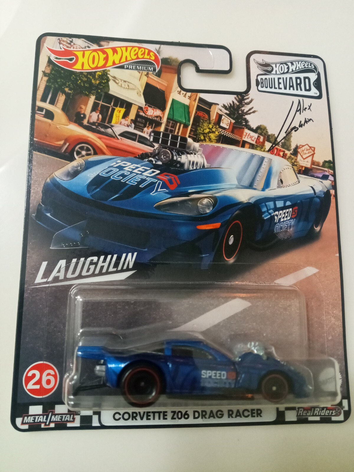 Hot Wheels Boulevard Laughlin Racing Corvette Z06 Drag Racer