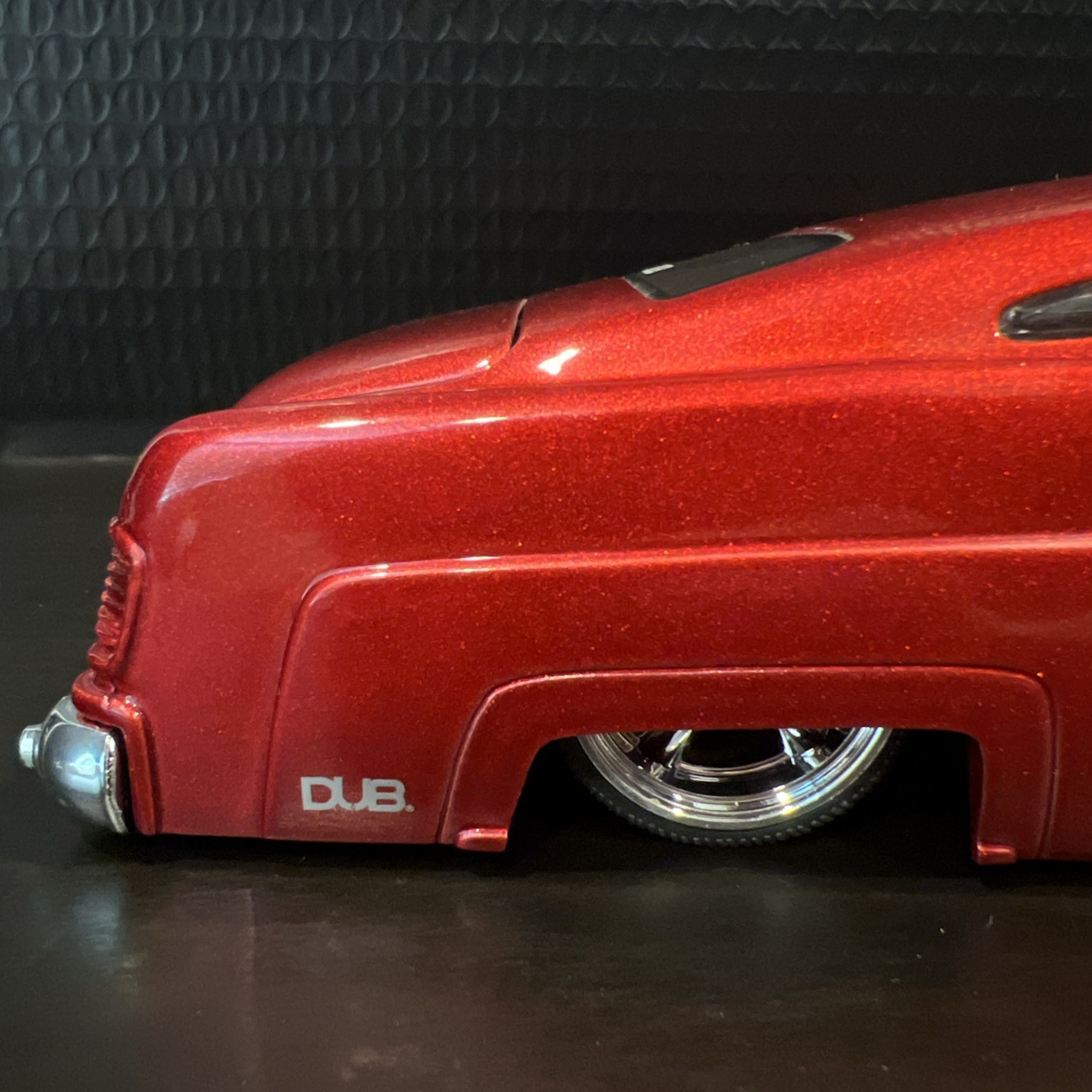 Vintage 2004 Jada 1:24 1951 Mercury Custom Coupe Dub City Old Skool Red Clean