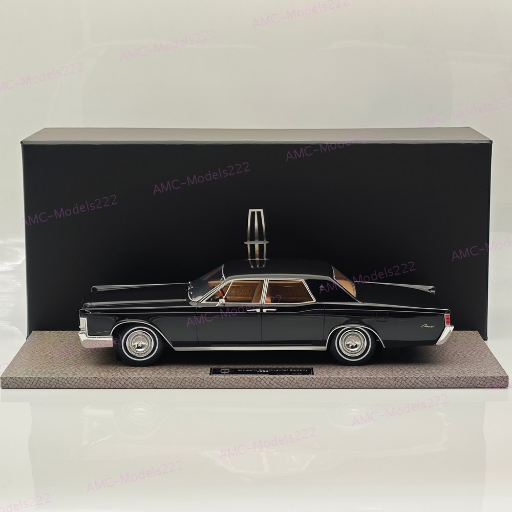 1/18 Lincoln Continental Sedan 1968 Resin Model Car Limited Collection Black