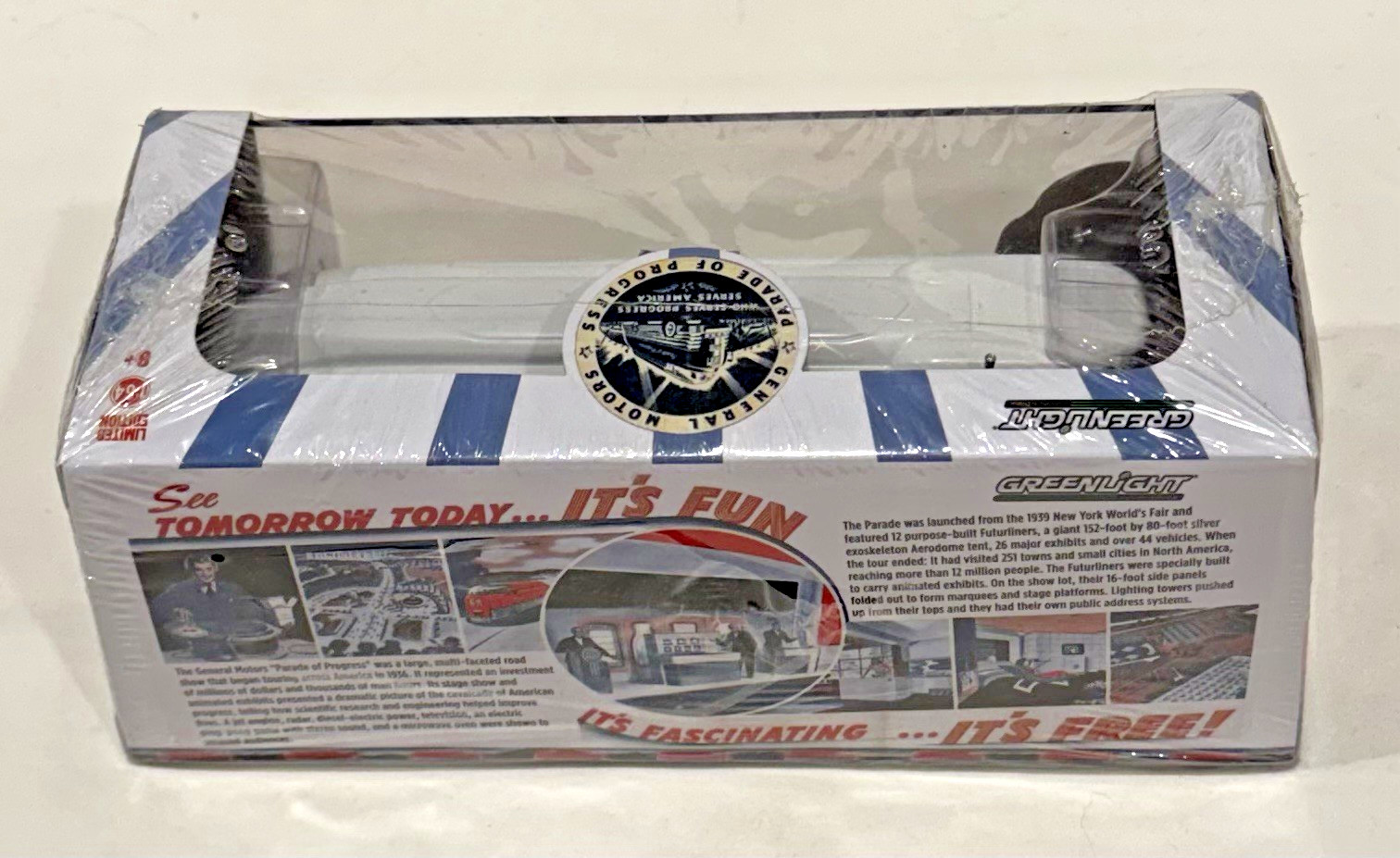 GreenLight – GM Parade of Progress Bus – 1:64 Diecast Limited Edition MIB – 2015