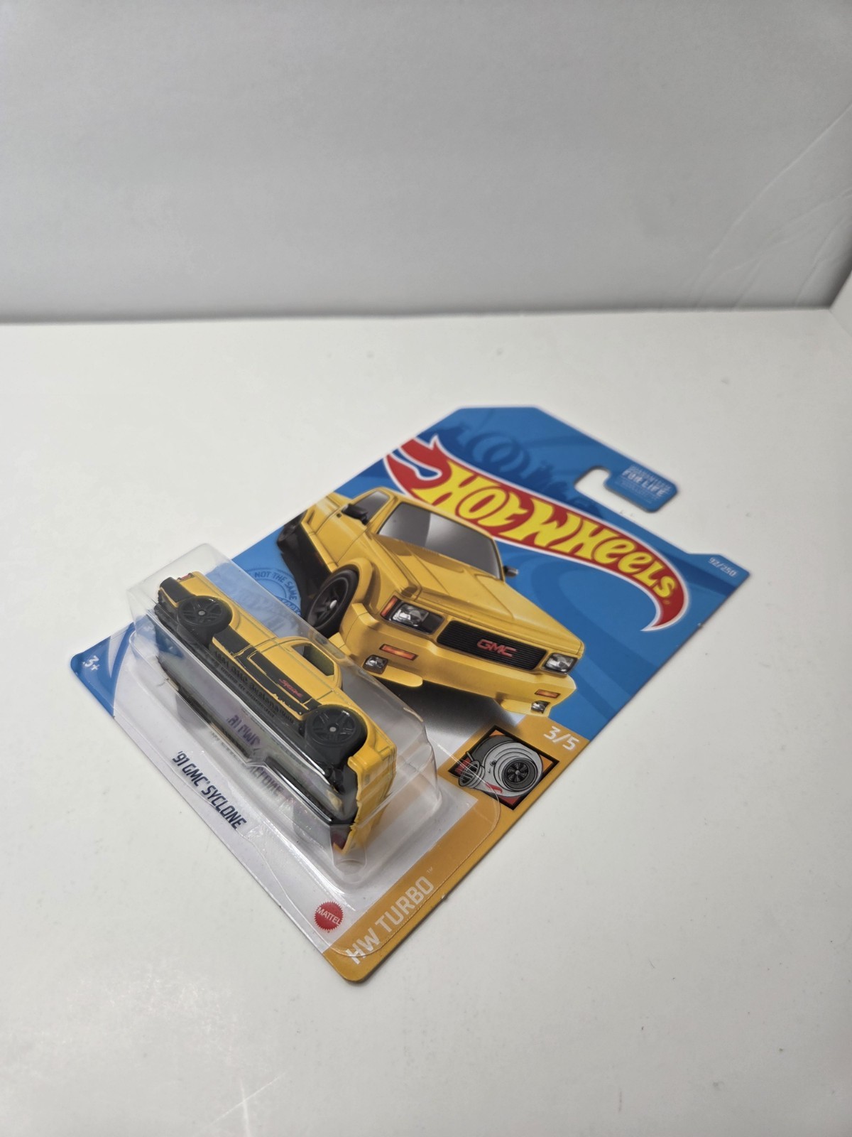 Hot Wheels Kroger 2021 Yellow ‘91 GMC Syclone HW Turbo 3/5 #92/250