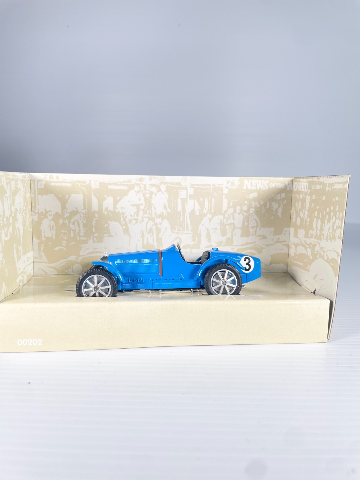 Corgi Bugatti Type 35 Racing Car 00202 1:36 Legends Of Speed Number 3 Boxed.