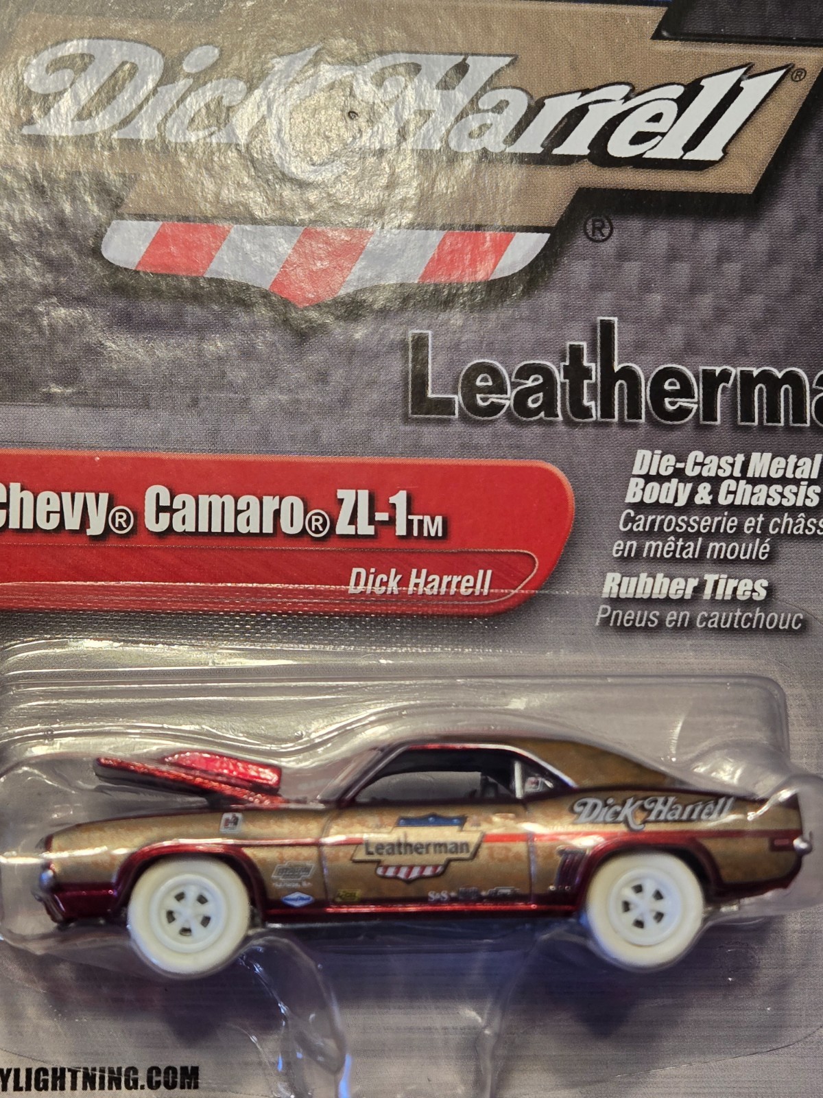 JOHNNY LIGHTNING 2.0 R6 LEATHERMAN 1969 CHEVY CAMARO ZL1 WHITE LIGHTNING⚡️RARE!