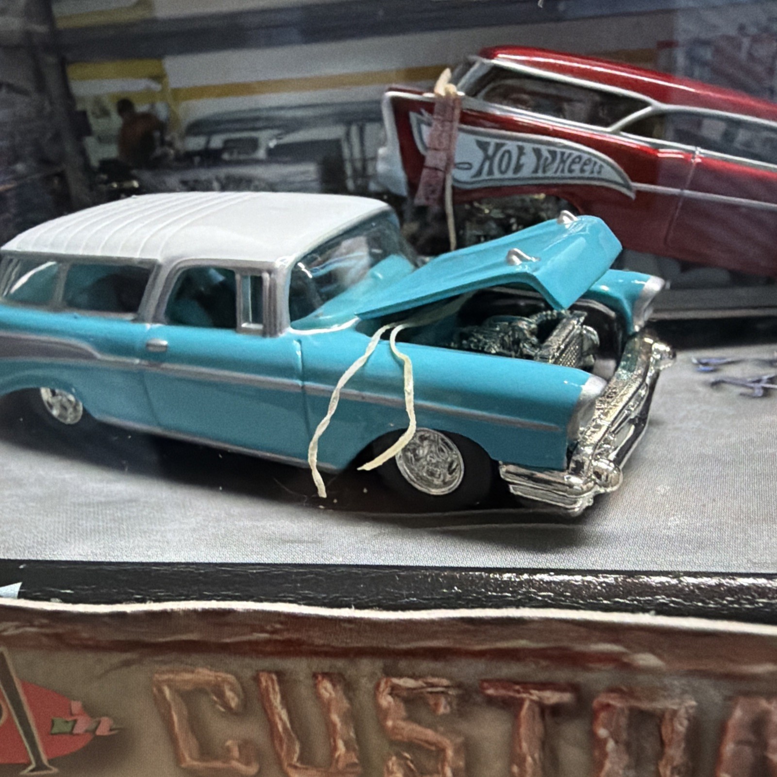 New Hot Wheels Collectibles Cool ‘N Custom Series 3 1957 Chevy Nomad 24553