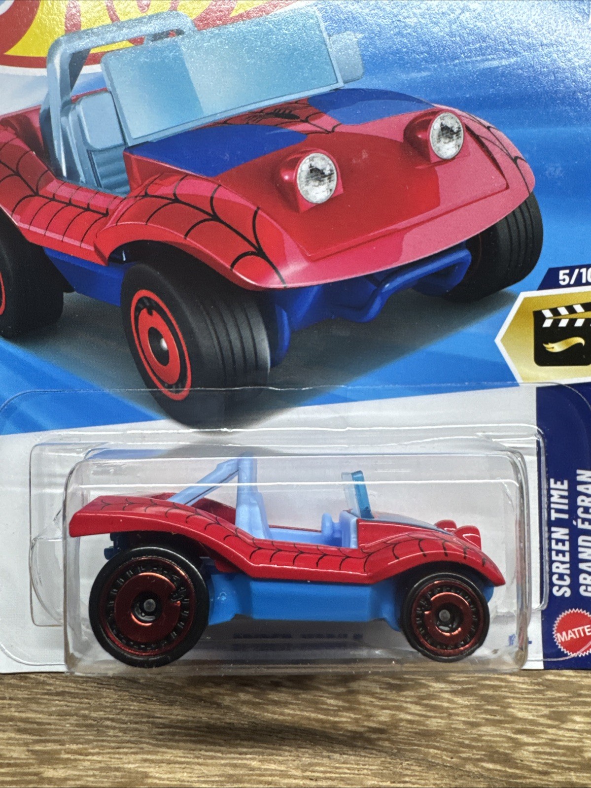 Spider-Mobile #195 Screen Time 5/10 2026 Hot Wheels Mix K