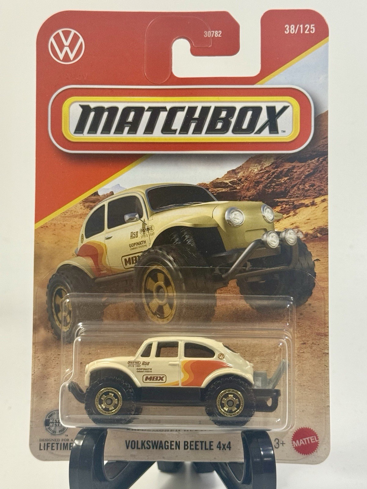 Matchbox Volkswagen Beetle 4×4 1:64 Diecast W/Case