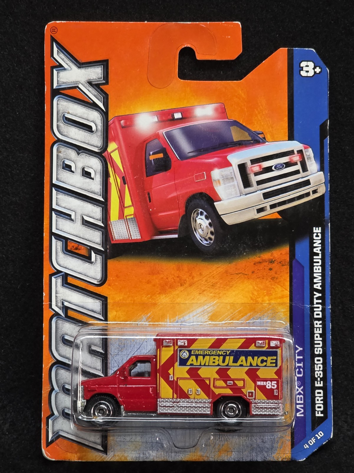 Matchbox MBX City Ford E-350 Super Duty Ambulance