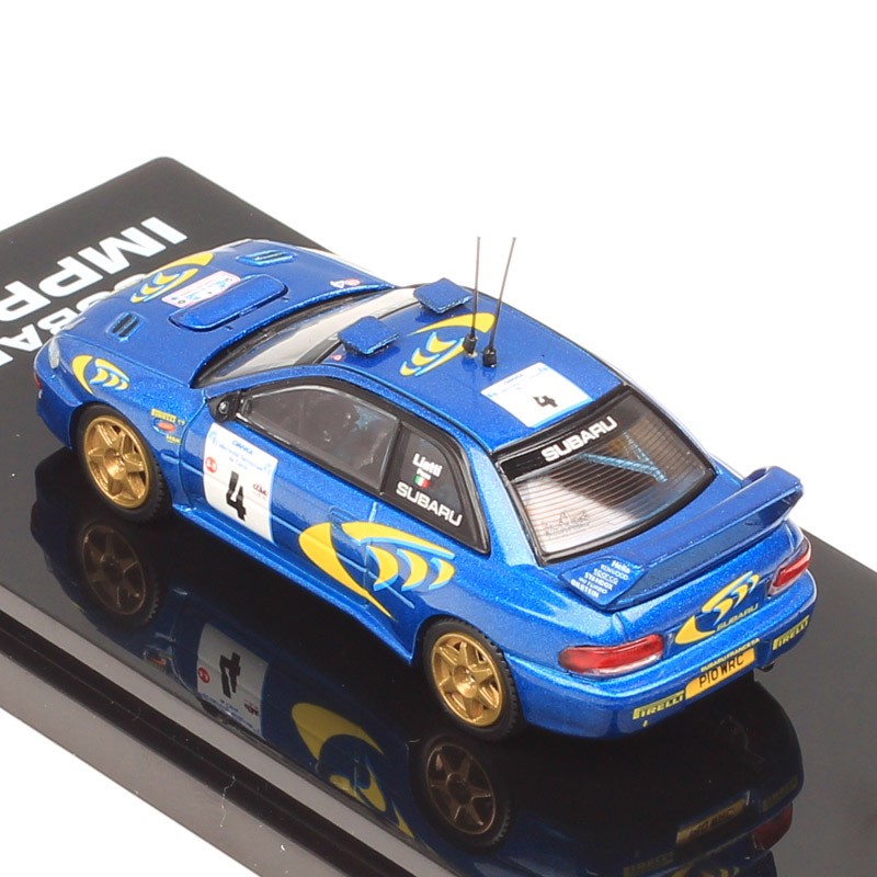 1/64 Scale Subaru Impreza WRC #3 #4 #8 RAC Rally 1997 Model Car Toy Hobby Japan