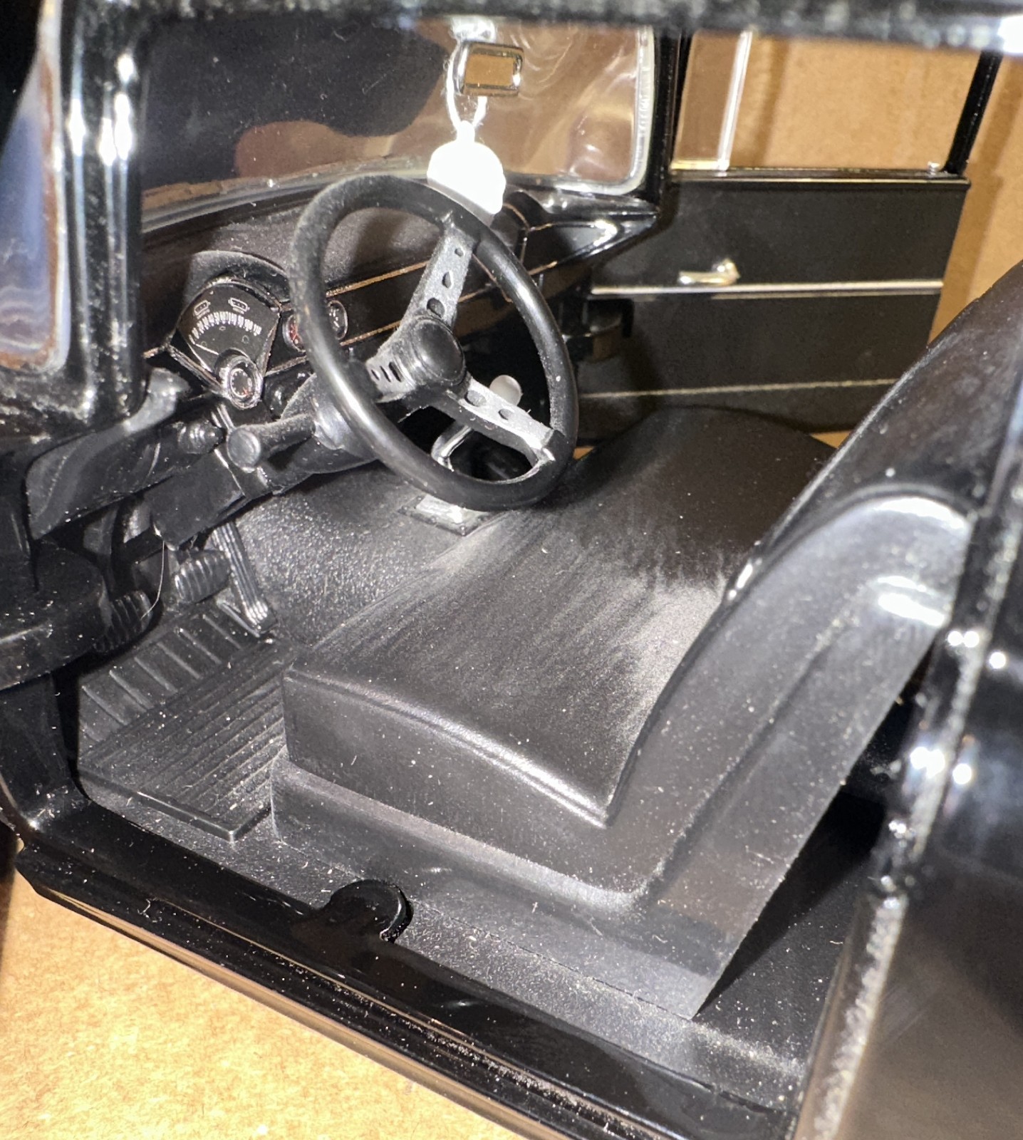 ERTL 1/18 1955 Chevrolet Hot Rod Coupe, Black, From American Graffiti Movie