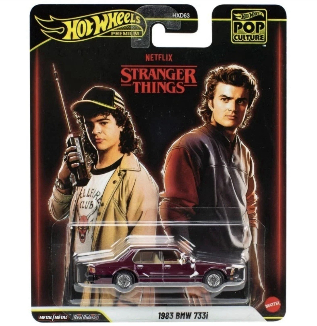 1983 BMW 733i – Hot Wheels Premium – Pop Culture – Netflix Stranger Things