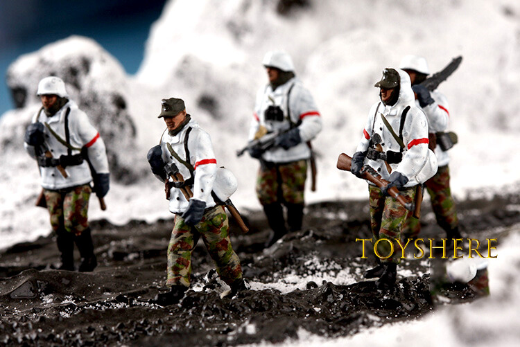 1/72 TANK 1:72 WW2 Germany Russia USA Soldiers Winter military toy TotalWar Army