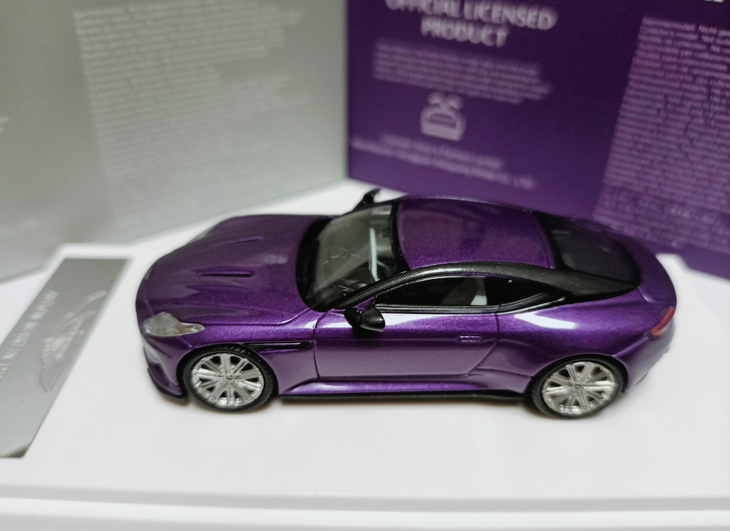 XG 1:64 Purple DB12 Coupe Racing Sports Model Diecast Metal Car