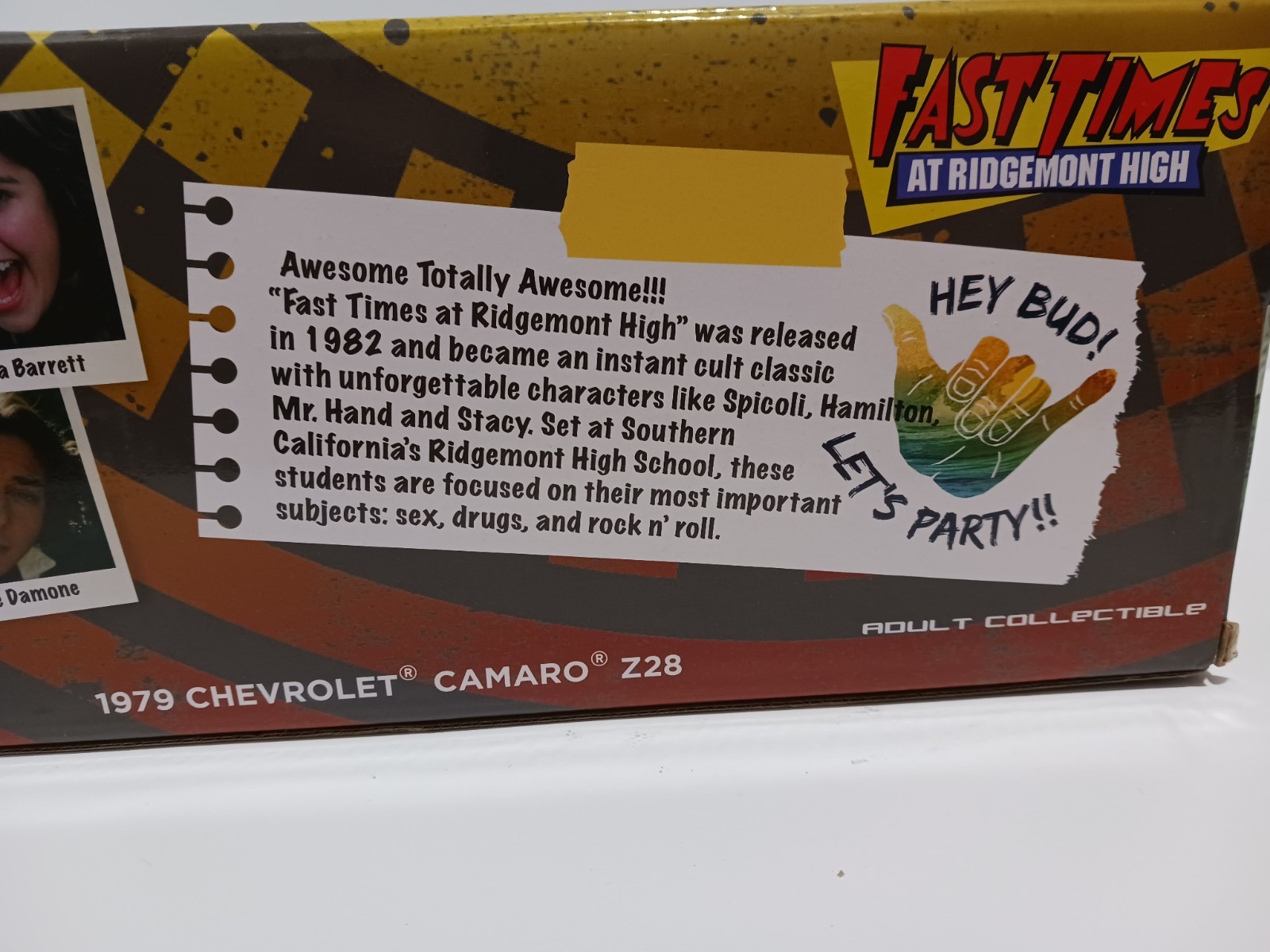 Rare 1:18 “Fast Times At Ridgemont High” 1979 Z/28 Camaro, Made by Greenlight,