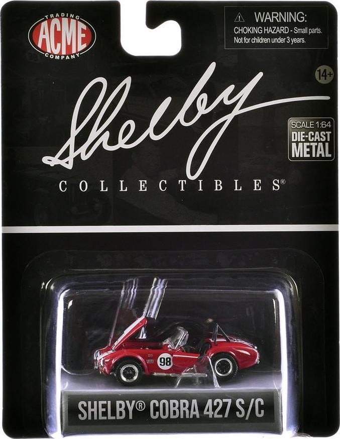 1965 Shelby Cobra 427 S/C (Set of 6) in 1/64 scale models by Shelby Collectibles